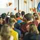 Beim allabendlichen Briefing für den nächsten Tag herrschte immer Partystimmung.