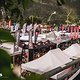 Beim Bike Festival 2022 in Riva del Garda gibt es, neben unzähligen Fahnen, auch jede Menge aktueller Produkte zu entdecken.