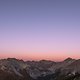 Alpenpanorama zur Blauen Stunde