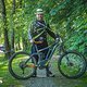 Serienstarter Sam Wrobel mit seinem optisch aufgemotzten Cube E-Bike