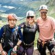 Christoph Pfeifer, unser Guide, fährt ein E-MTB von Rotwild, hat den Klettersteig vor einigen Jahren in den Fels gezimmert und uns souverän hinaufgeguidet.