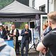 Carsten Sommer, Gründer und Inhaber von Nox Cycles, eröffnet feierlich Fort Nox - den neuen Firmensitz des E-Bike-Herstellers.