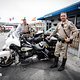 These two police officers told me they prefer the Japanese or German motor bikes for police bikes compared to the Harley, if they have to make chase on a Harley, they prefer to let the people go as the Harley is not stable at speed.
