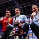 Podium der Damen.