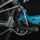Die Dual-Link Suspension soll so einen nach hinten gerichteten Achsverlauf bieten.