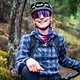 23 - Ines hat gut lächeln. Die Trails im Vinschgau sind genau nach ihrem Geschmack