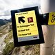 Die Trails sind gut ausgeschildert und ...