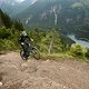 Sitzposition und Traktion passen auch im Uphill hervorragend.