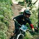 Die amtierende Weltmeisterin E-Bike Sofia Wiedenroth in Action.