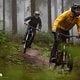 Die Strecken im Trailcenter Rabenberg haben allen auch im nassen Zustand gut gefallen.