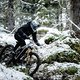 Mathieu Ruffray, ebenfalls aus Frankreich, fokussiert sich auf die Linie im Schneefeld.